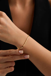 14 Ayar Oval Zincir Altın Bileklik