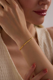 14 Ayar Pullu Altın Bileklik (3.05 mm)