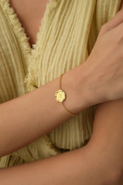 14 Ayar Qalamkar Altın Bileklik