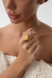 14 Ayar Qalamkar Altın Yüzük