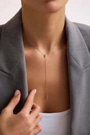 14 Ayar Sallantılı Zincir Altın Kolye