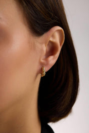 14 Ayar Sarmal Altın Küpe (Mini)