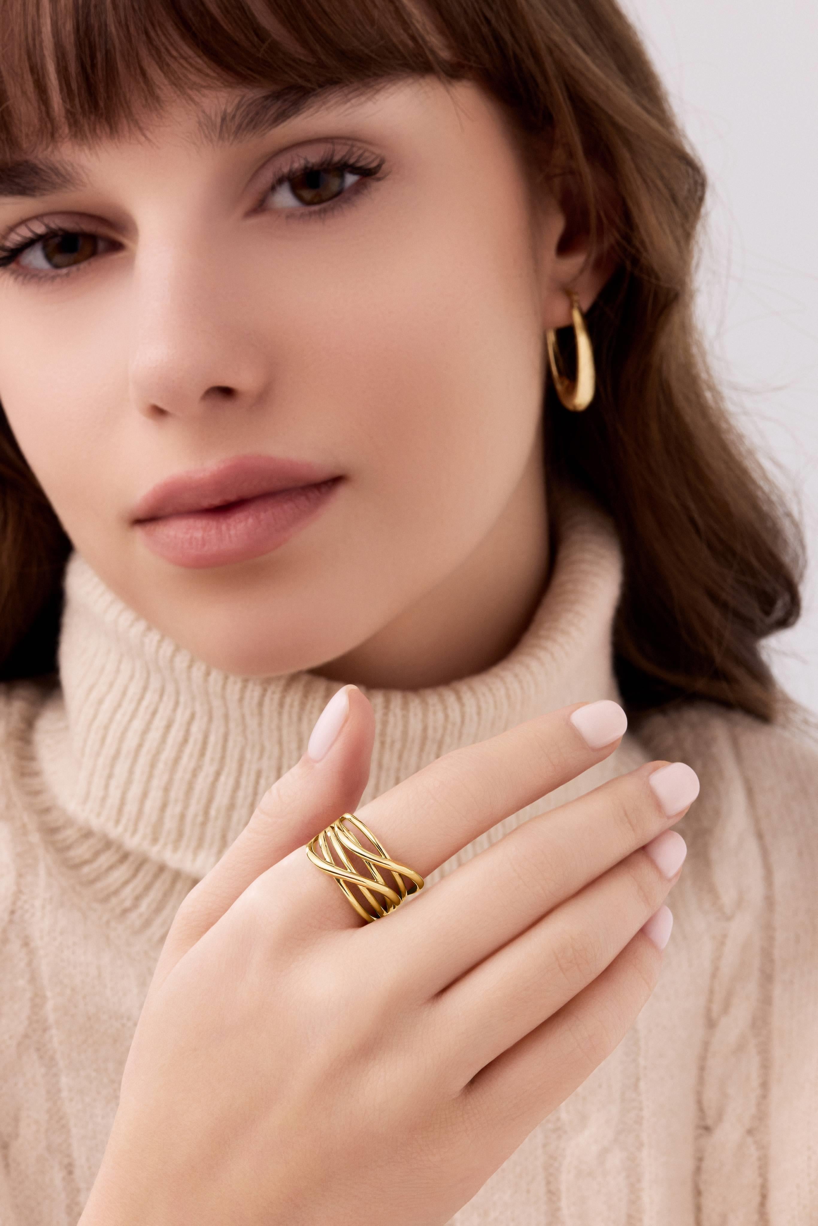 14 Ayar Sarmal Altın Yüzük