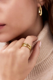 14 Ayar Sarmal Altın Yüzük