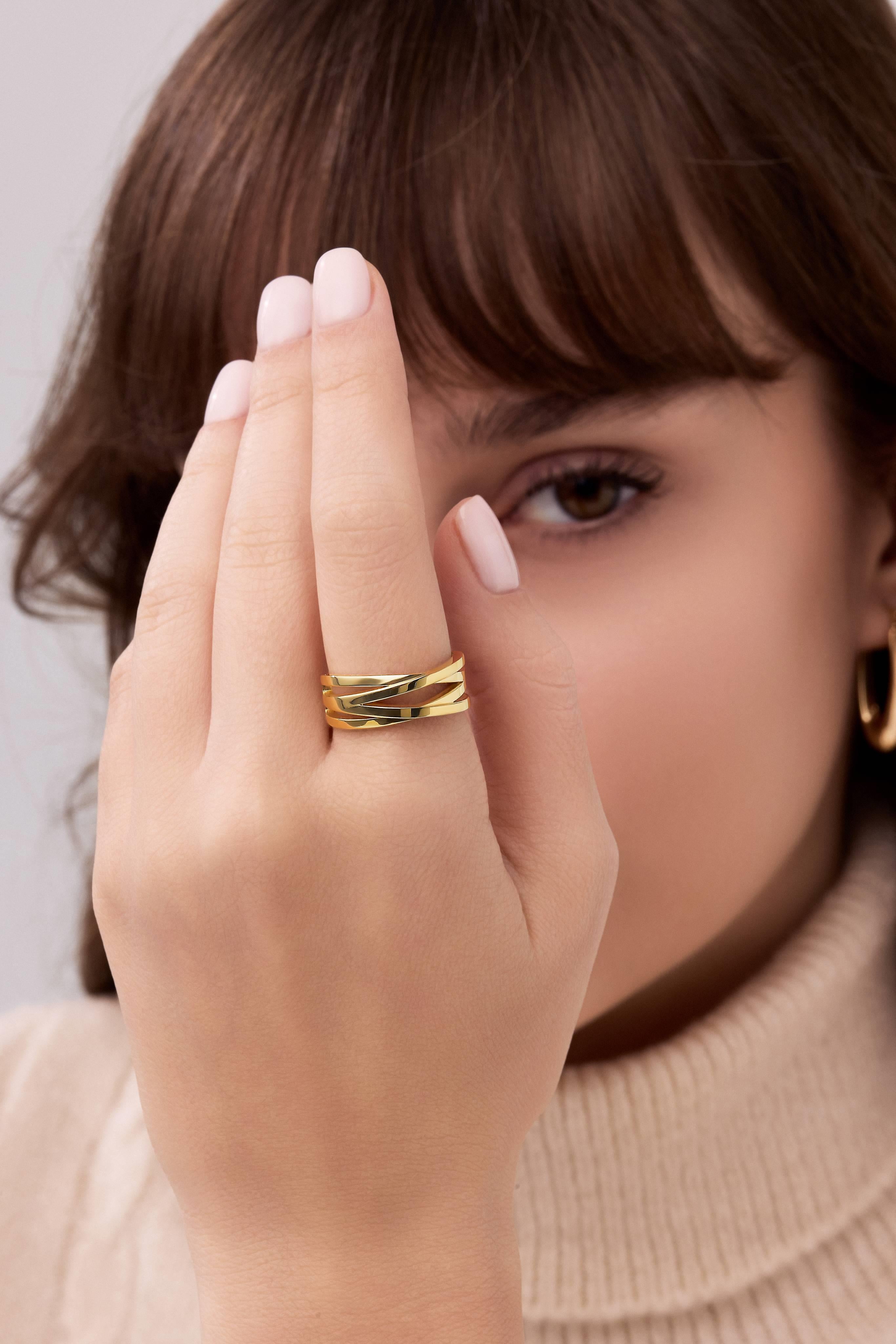 14 Ayar Sarmal Altın Yüzük