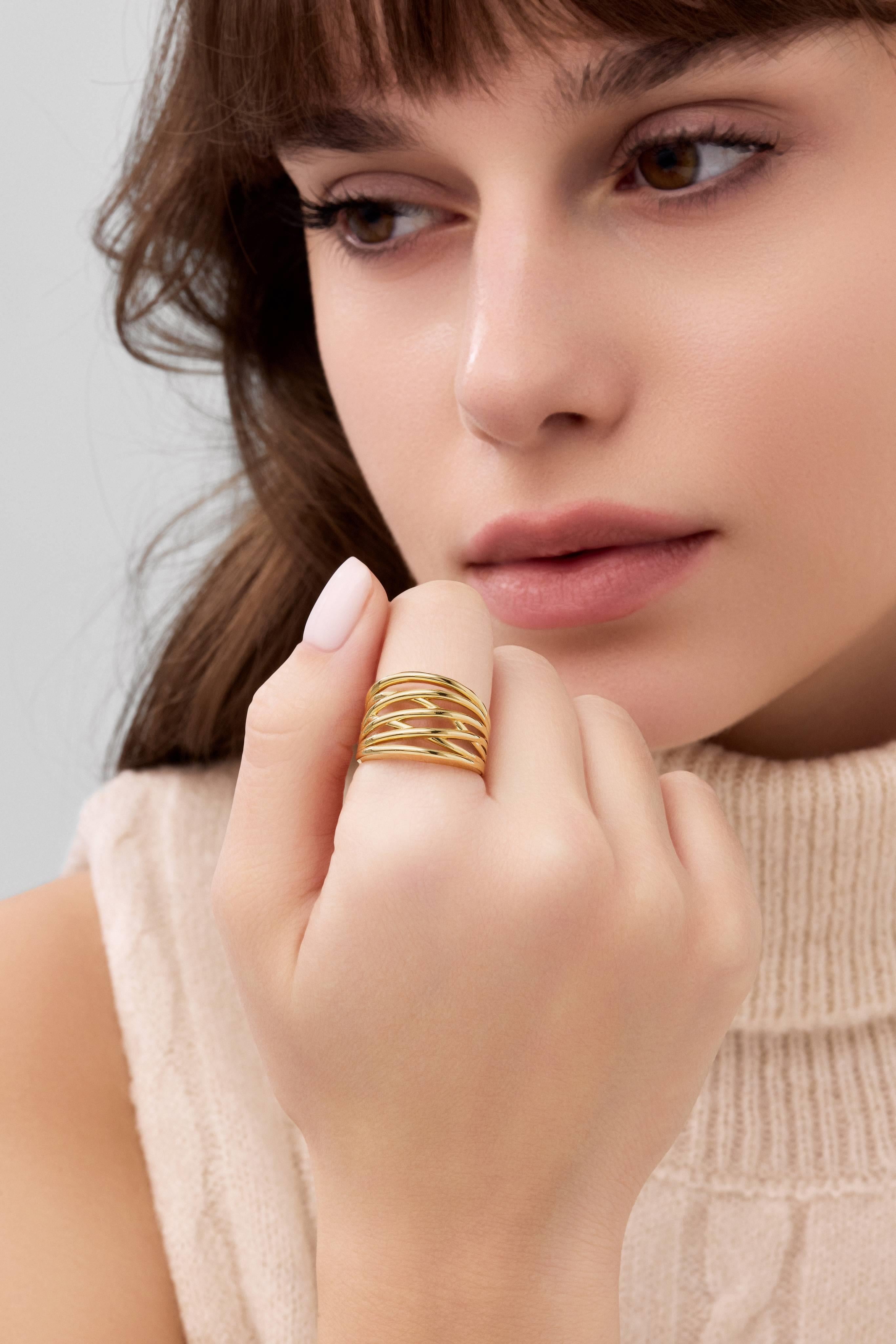 14 Ayar Sarmal Altın Yüzük