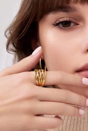 14 Ayar Sarmal Altın Yüzük