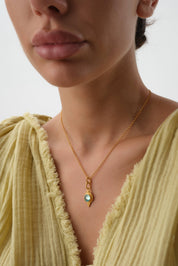 14 Ayar Si̇lk Way Altın Kolye