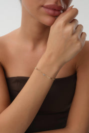 14 Ayar Sonsuzluk Altın Ataç Bileklik