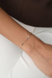 14 Ayar Sonsuzluk Altın Ataç Bileklik