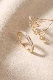 14 Ayar Tamtur Baget Taşlı Yüzük