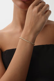 14 Ayar Tasarım Altın Bileklik