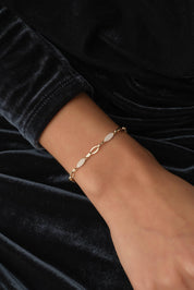 14 Ayar Tasarım Altın Bileklik