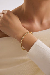 14 Ayar Tasarım Altın Kelepçe