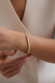 14 Ayar Tasarım Altın Kelepçe