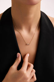 14 Ayar Tasarım Altın Kolye