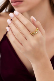 14 Ayar Tasarım Altın Yüzük