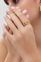 14 Ayar Tasarım Altın Yüzük