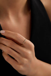 14 Ayar Taşlı Altın Yüzük (Renk Seçenekleriyle)