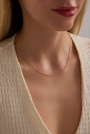 14 Ayar Top Altın Zincir Kolye (1.20 mm)