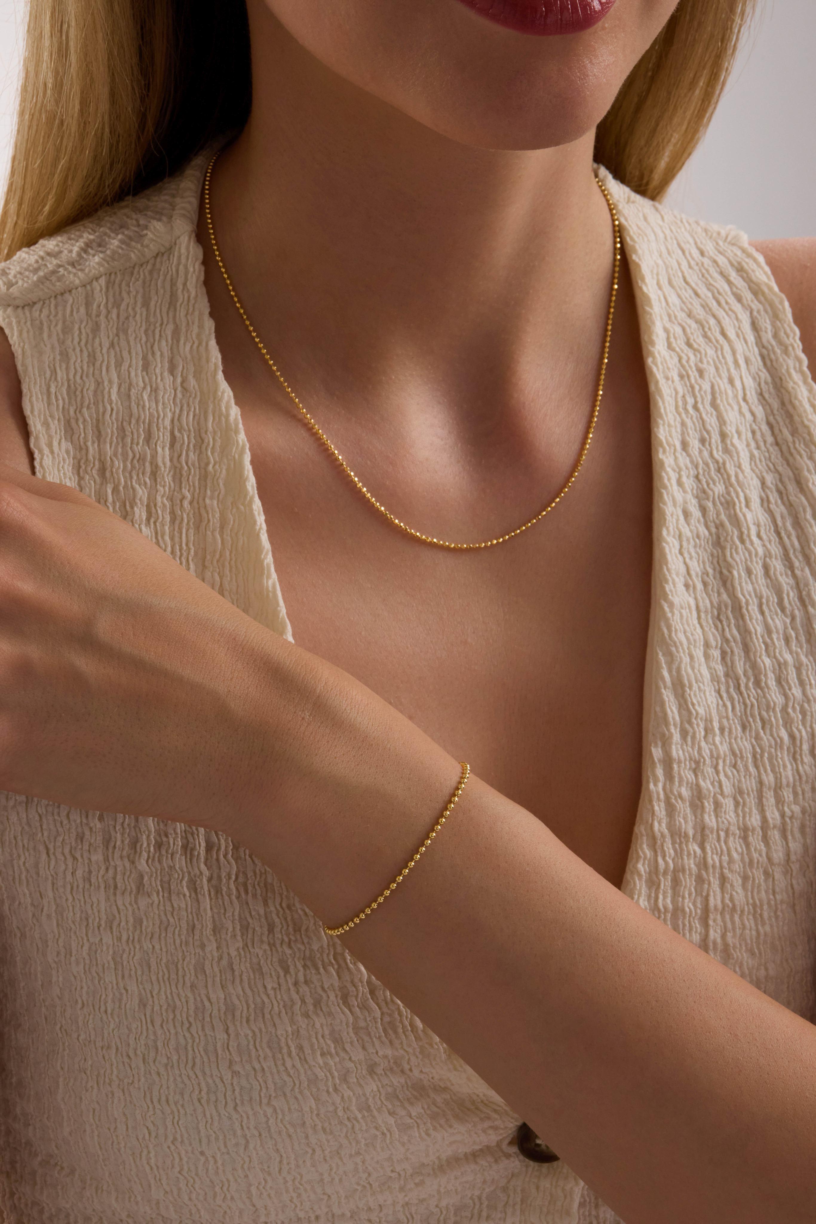 14 Ayar Top Altın Zincir Kolye (1.8 mm)