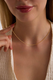 14 Ayar Top Altın Zincir Kolye (1.8 mm)