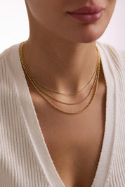 14 Ayar Top Altın Zincir Kolye (2.25 mm)