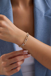 14 Ayar Üç Renk Altın Bileklik