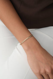 14 Ayar Yassı Zincir Altın Bileklik