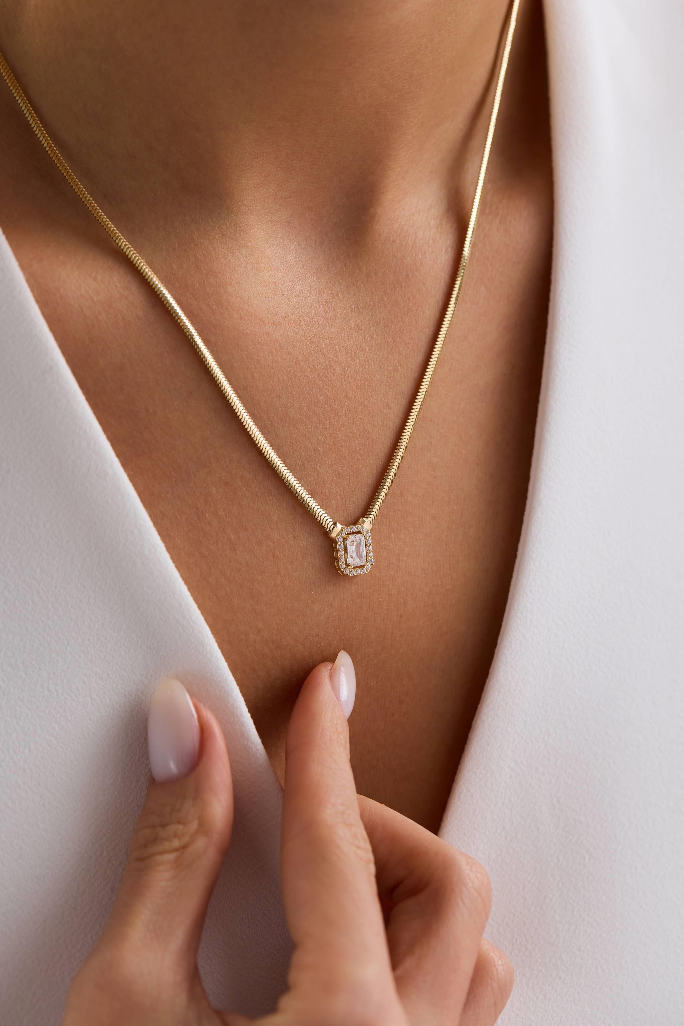 14 Ayar Yılan Zincir Baget Altın Kolye