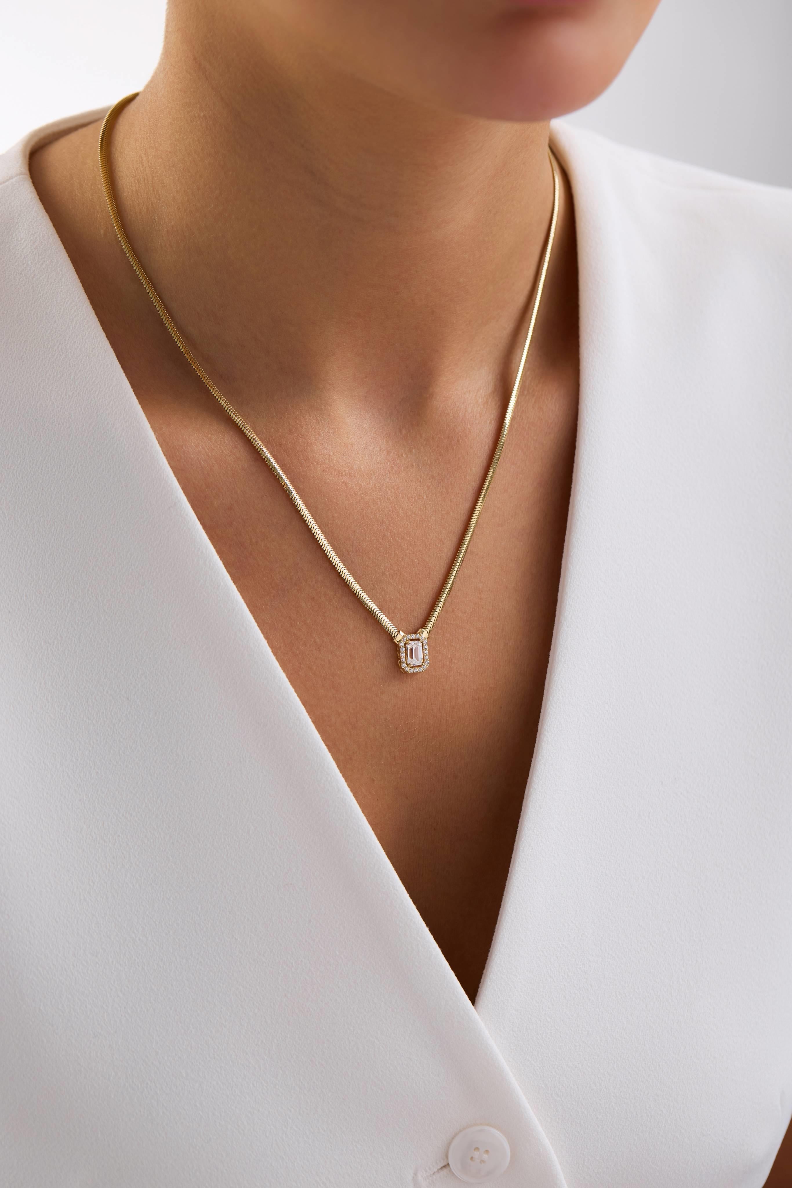 14 Ayar Yılan Zincir Baget Altın Kolye