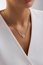 14 Ayar Yılan Zincir Baget Altın Set