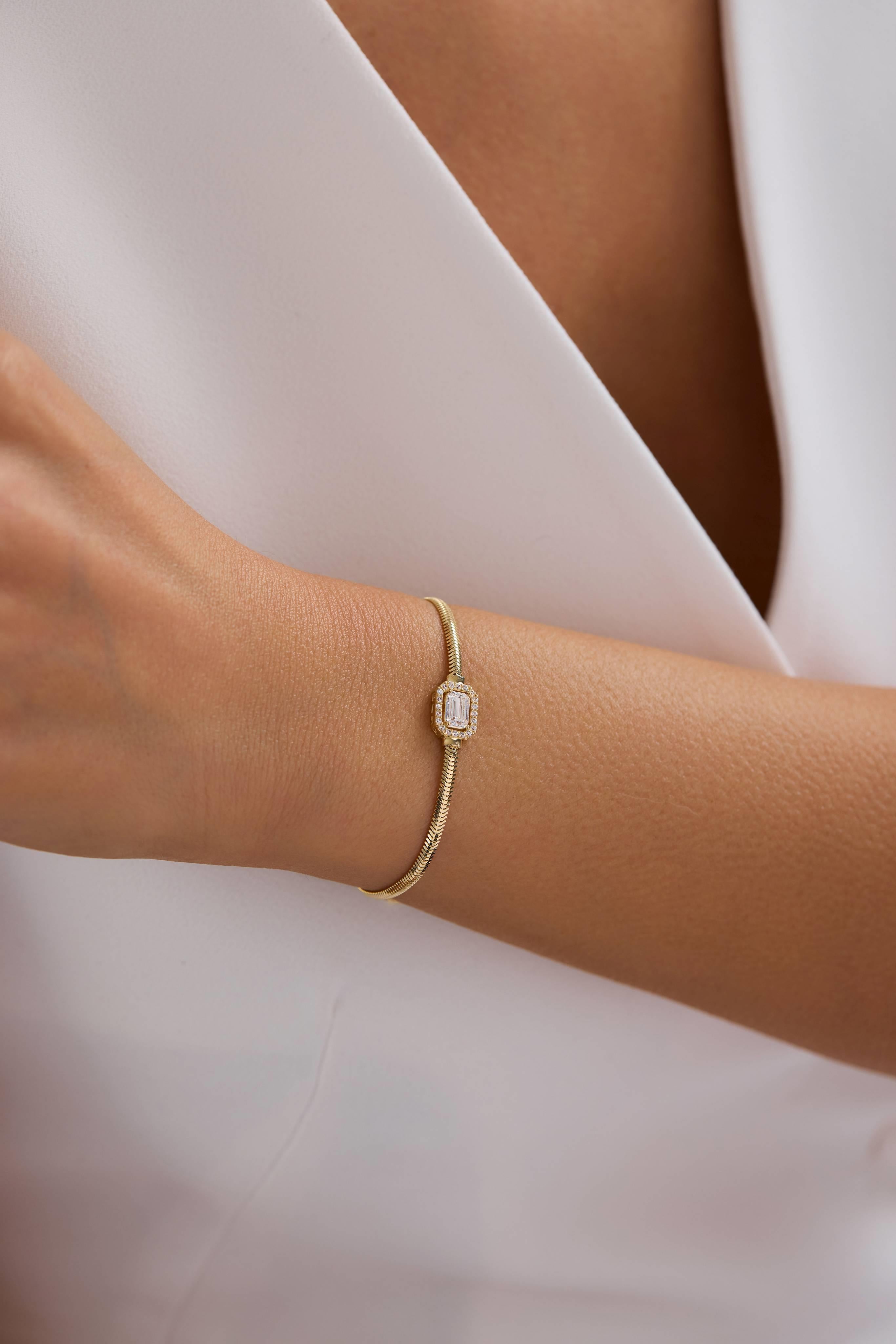 14 Ayar Yılan Zincir Baget Altın Set