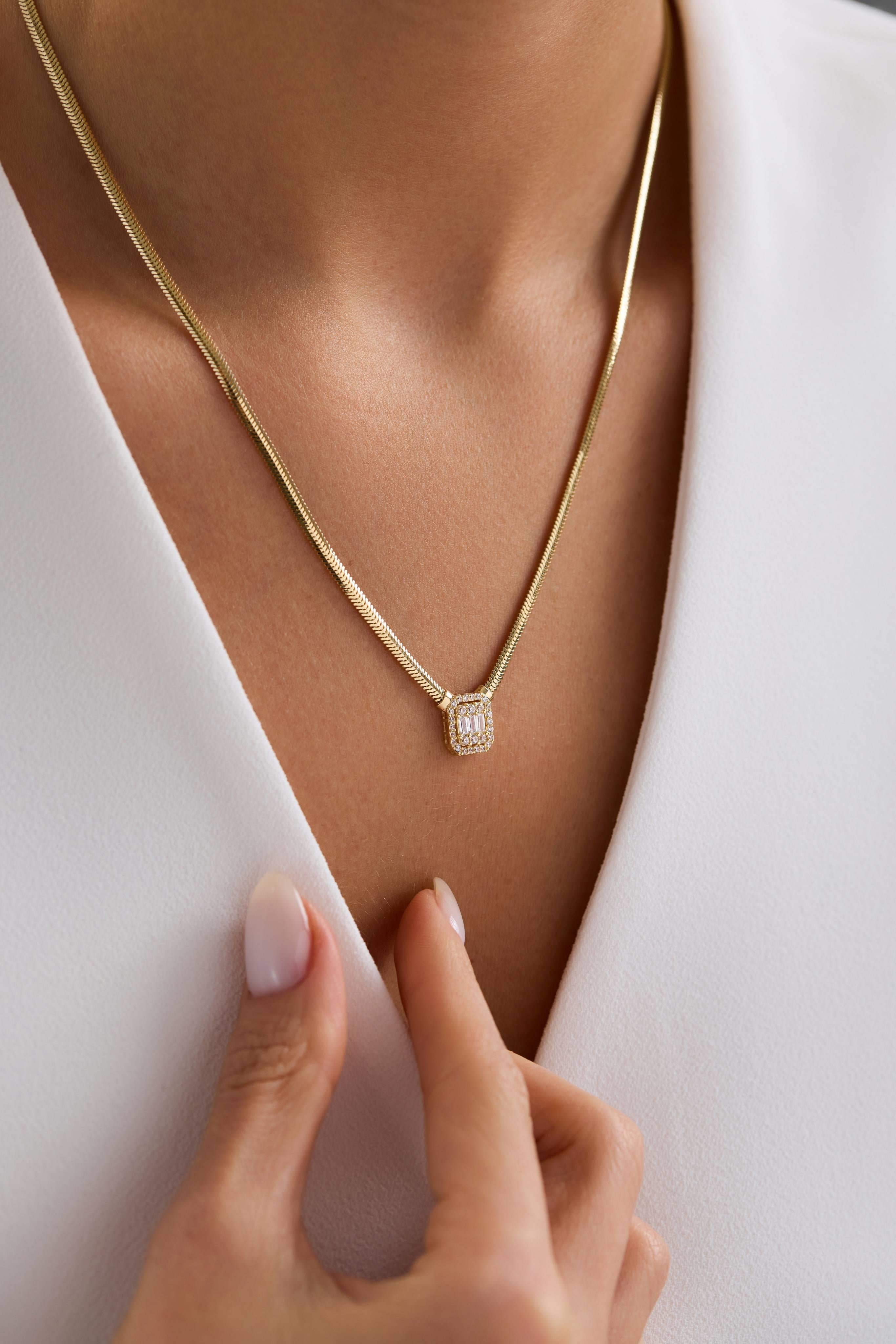 14 Ayar Yılan Zincir Baget Altın Set