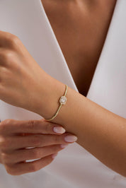 14 Ayar Yılan Zincir Baget Altın Set