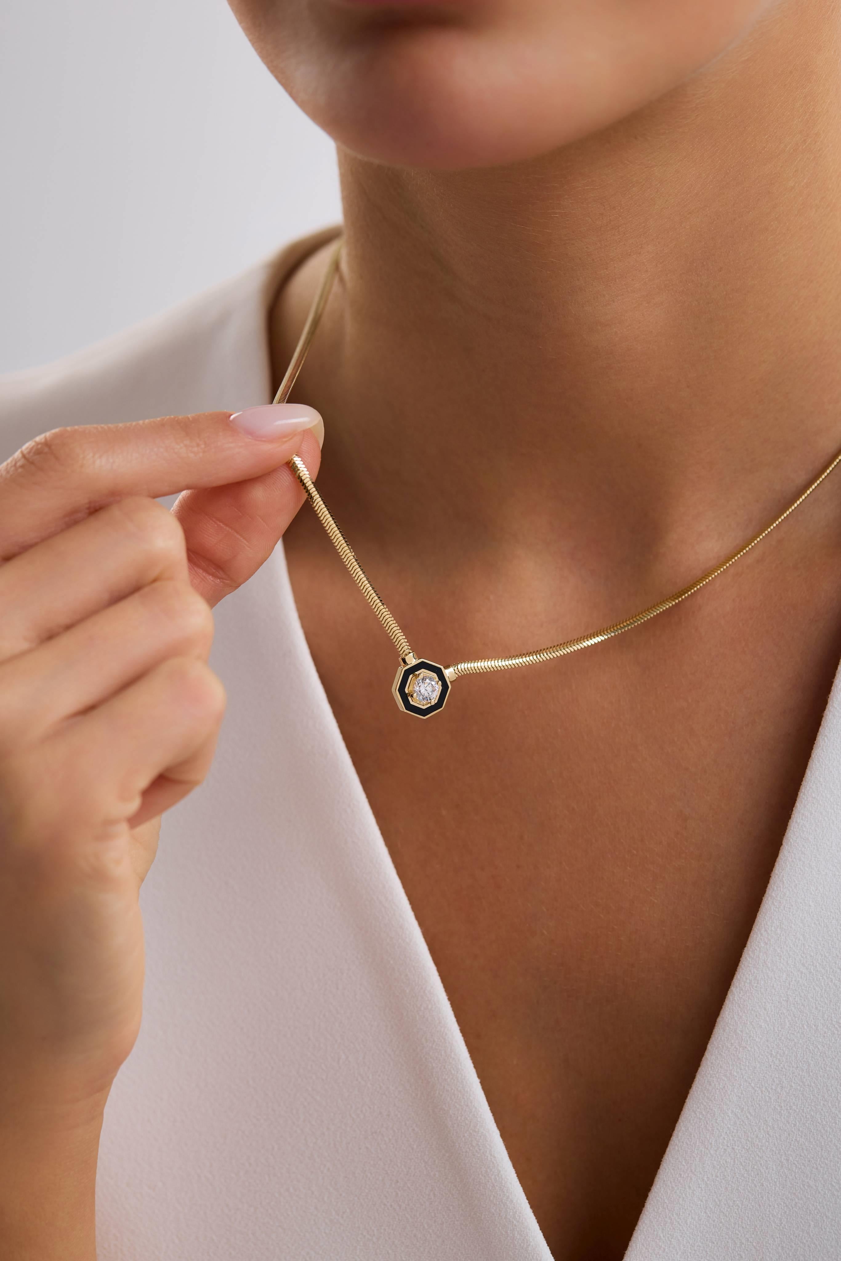 14 Ayar Yılan Zincir Tasarım Altın Kolye