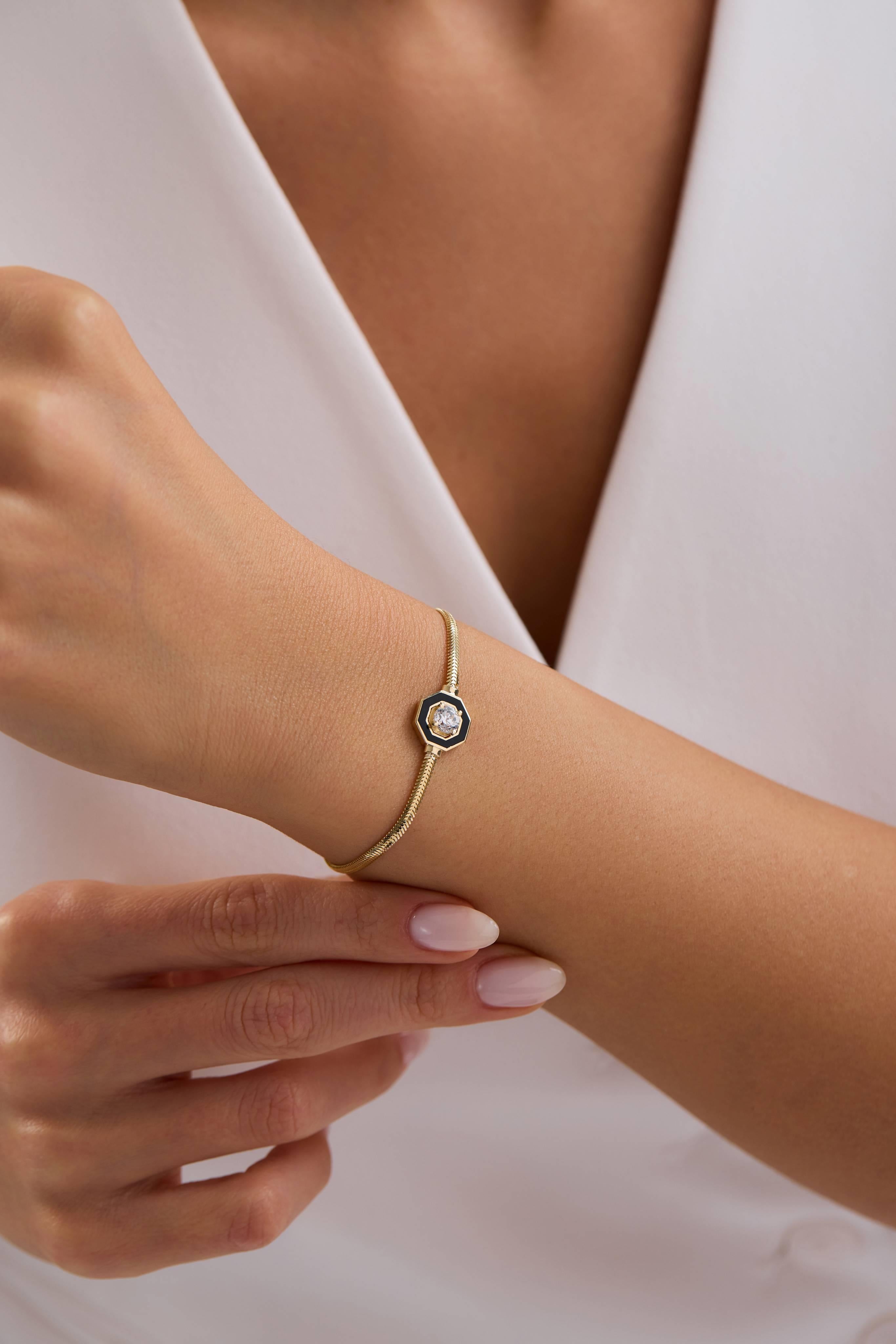 14 Ayar Yılan Zincir Tasarım Altın Set