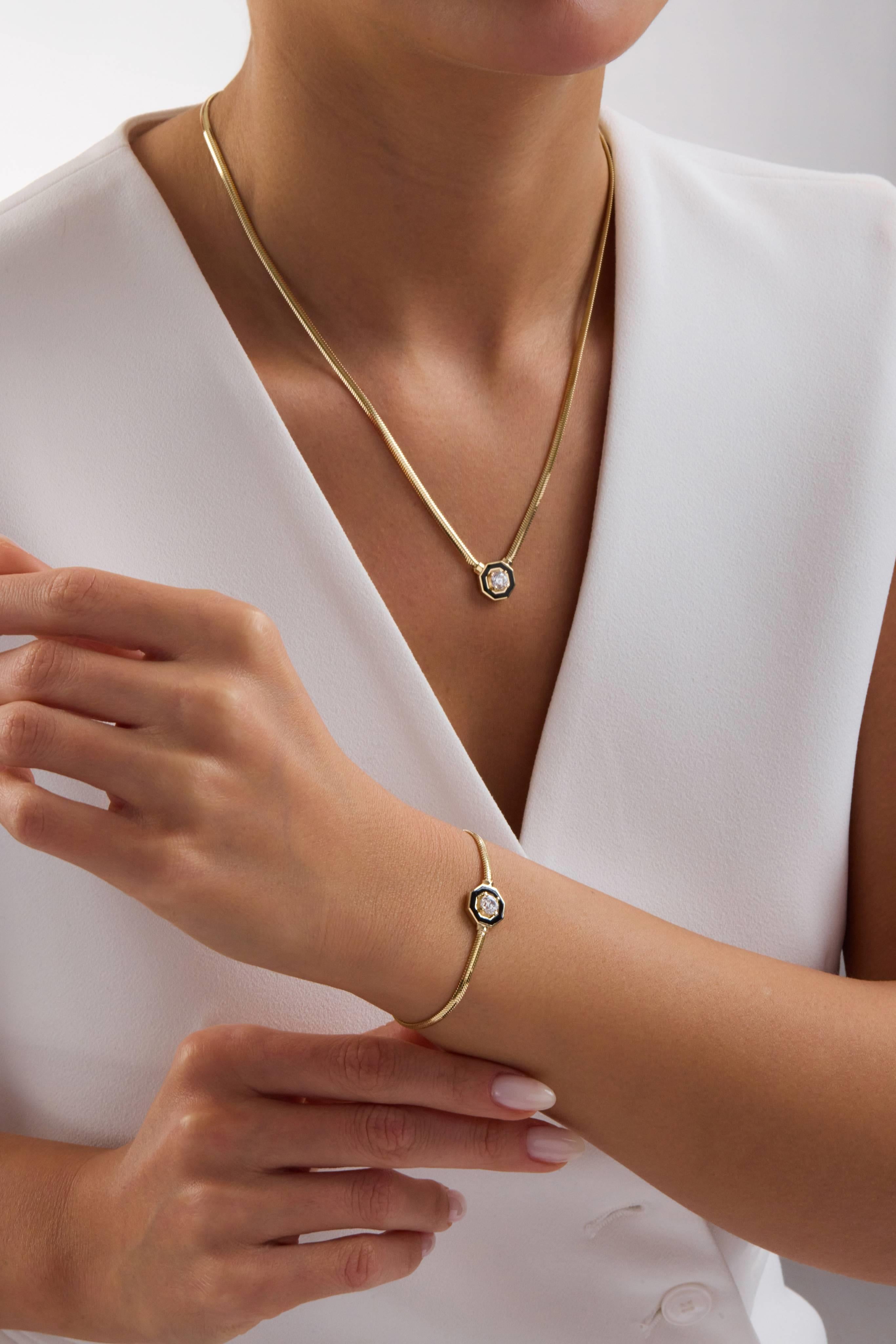 14 Ayar Yılan Zincir Tasarım Altın Set