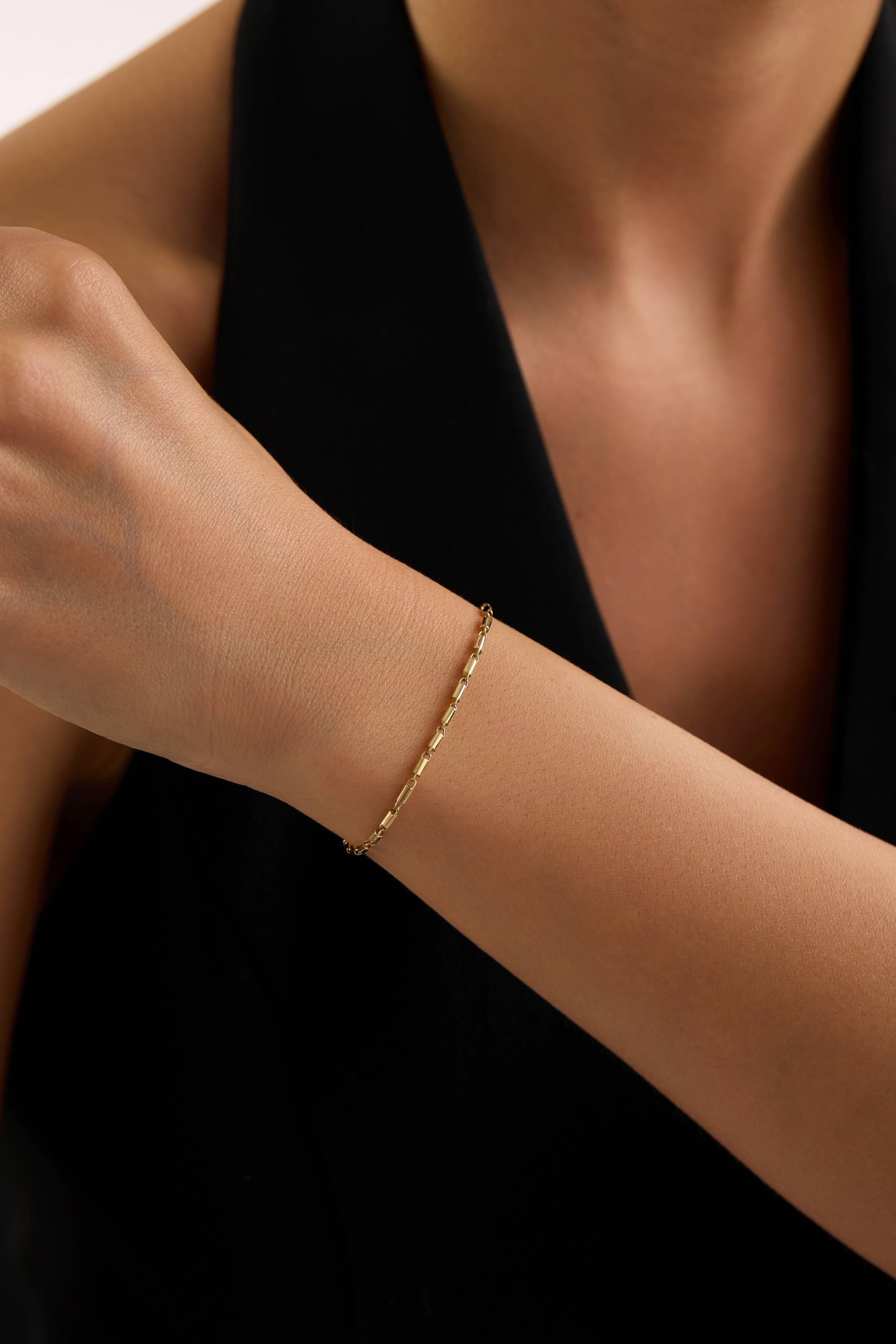 14 Ayar Zincir Altın Bileklik