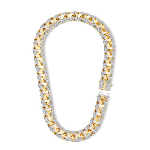 15Mm Taşlı Piramit Gurmet Zincir