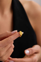 22 Ayar Ajda Altın Küpe