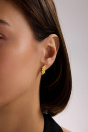 22 Ayar Ajda Altın Küpe