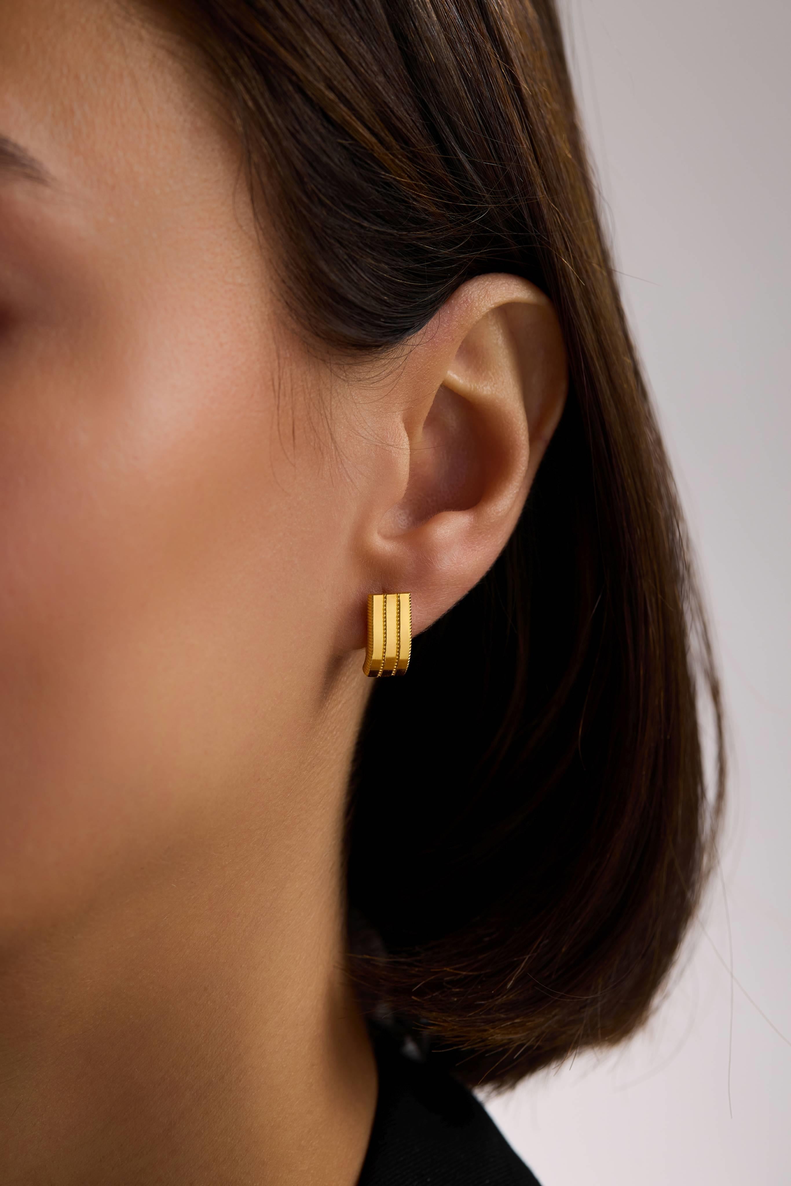 22 Ayar Ajda Altın Küpe