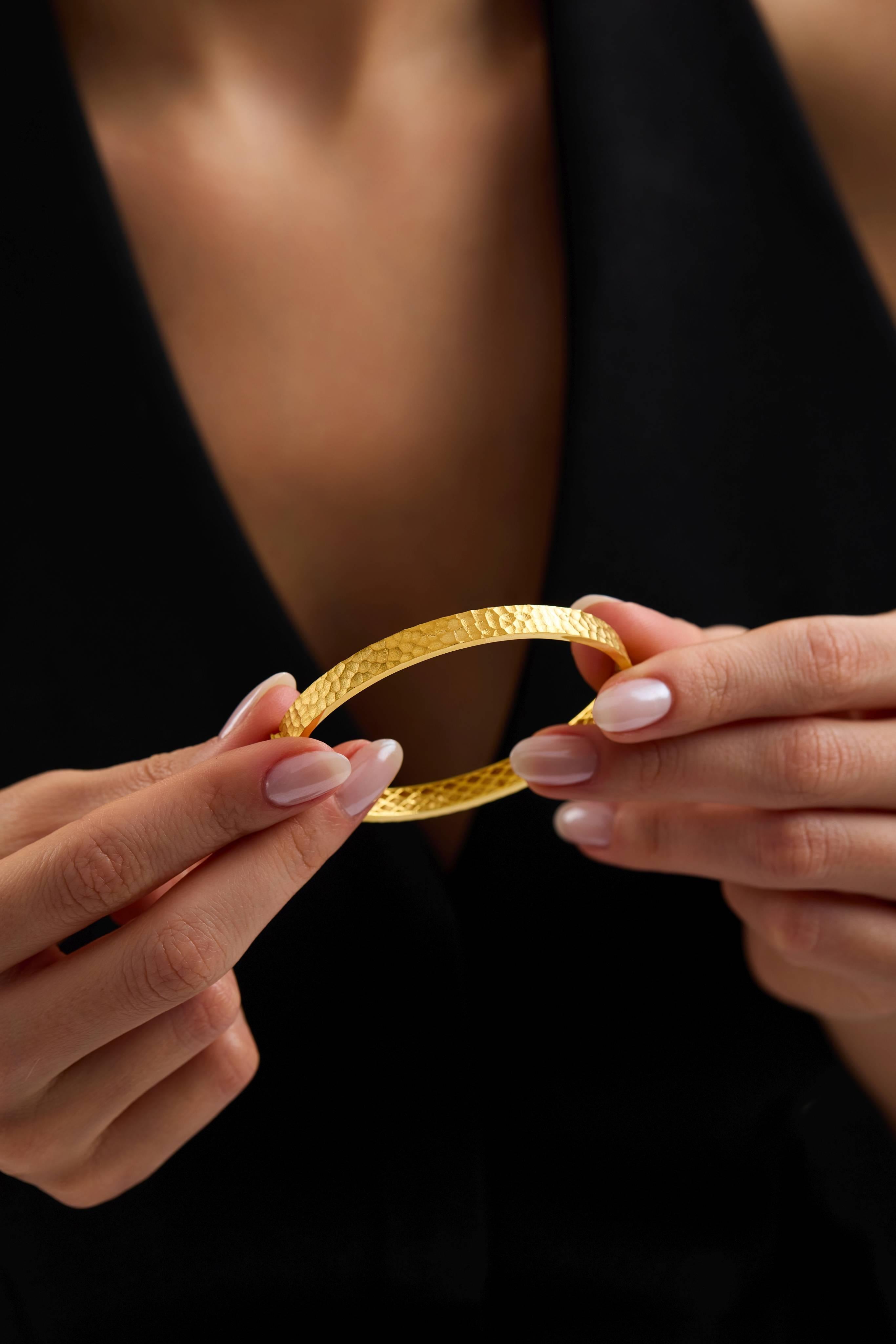 22 Ayar Antik Altın Kelepçe