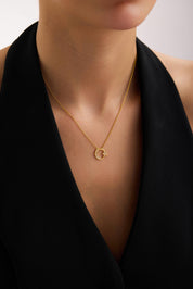 22 Ayar Ay Yıldız Altın Kolye