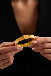 22 Ayar Ayarlanabilir Trabzon Altın Kelepçe