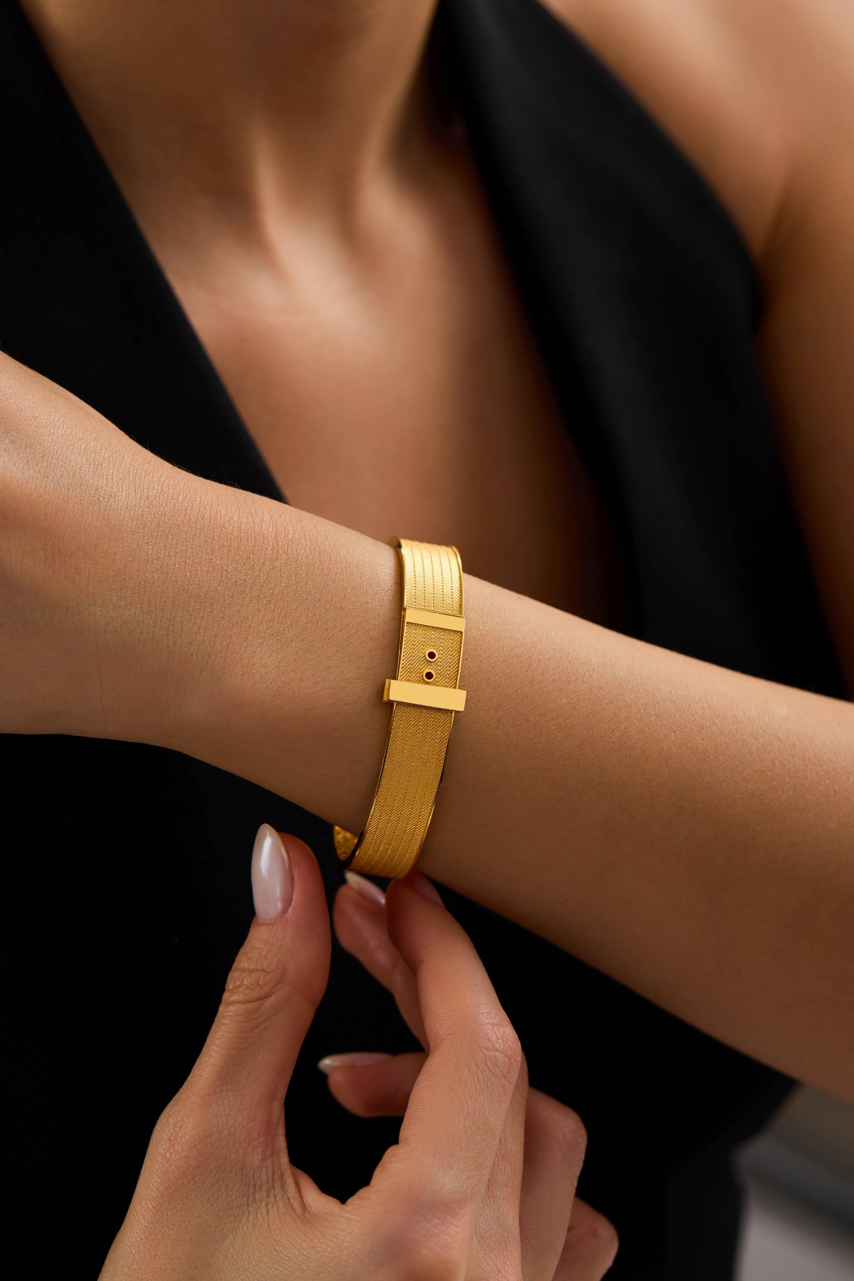 22 Ayar Ayarlanabilir Trabzon Altın Kelepçe