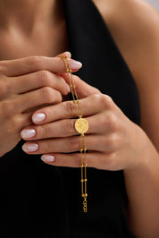 22 Ayar Çeyrek Reşatlı Dorika Altın Bileklik