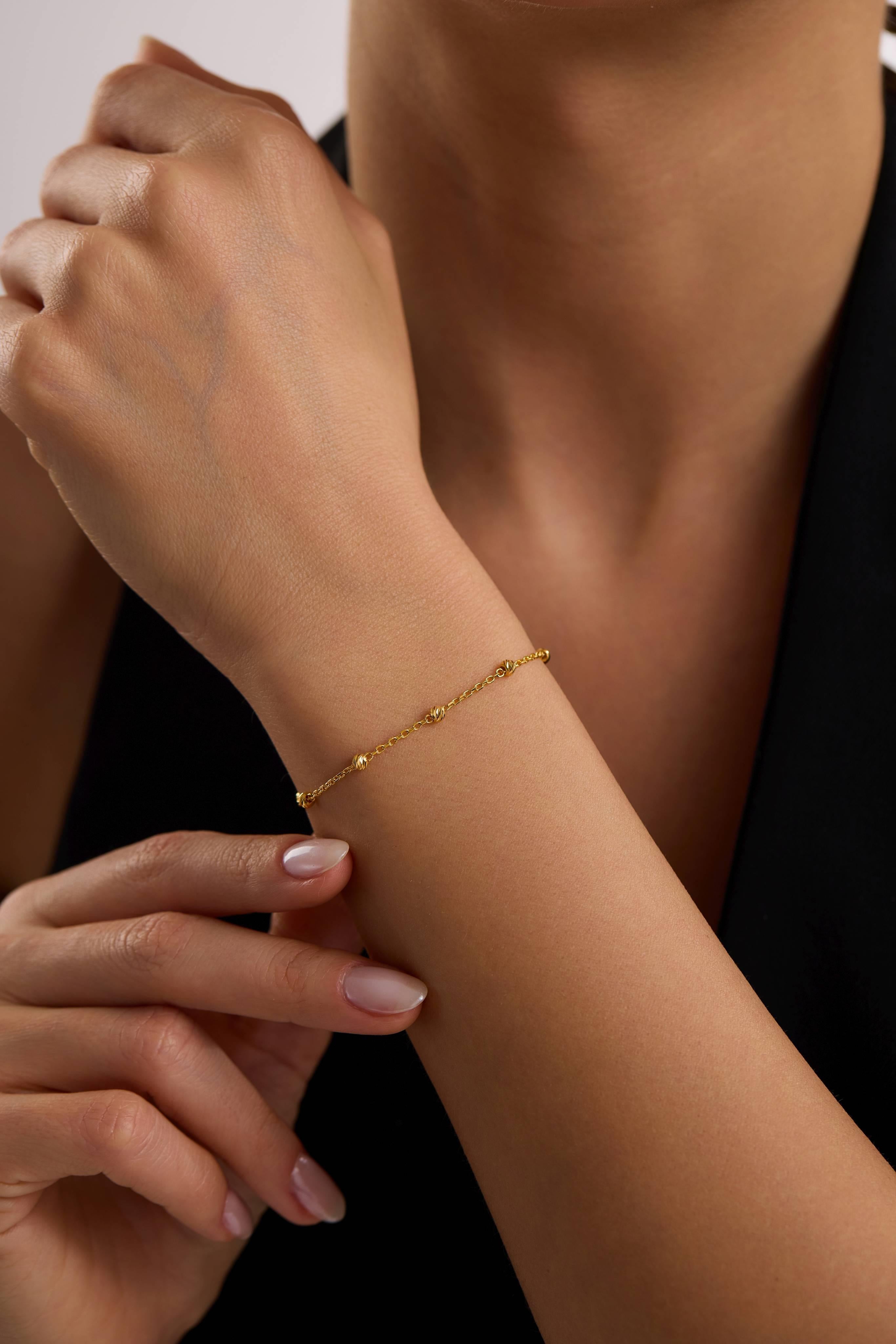 22 Ayar Dorika Altın Bileklik