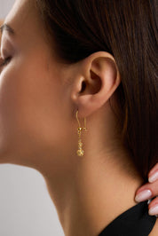 22 Ayar Dorika Altın Küpe